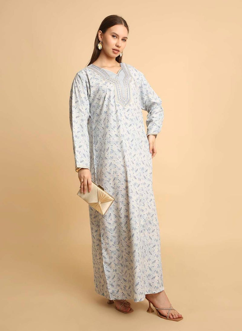 HANA & SARA Elegant Long Arabic Jalabiya Perfect for Formal Gatherings - Image 4